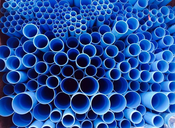 Section,Of,Blue,Pvc,Pipes