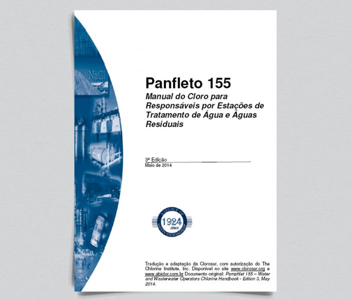 Panfleto 155 - Manual do Cloro para Responsáveis por Estações de Tratamento de Água e Águas Residuais